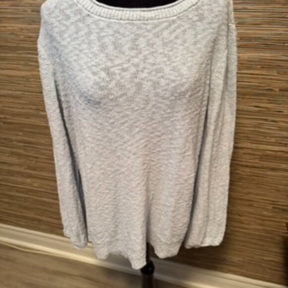 Light Blue Cotton Sweater - Picture 1 of 3